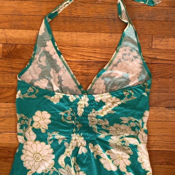 Flowered Halter Top - Picture 3 of 4